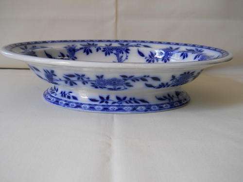 Mintons 'Delft'  Footed Bowl