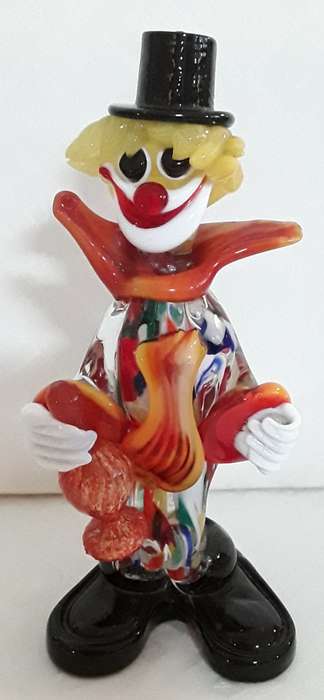 MURANO  GLASS  CLOWN