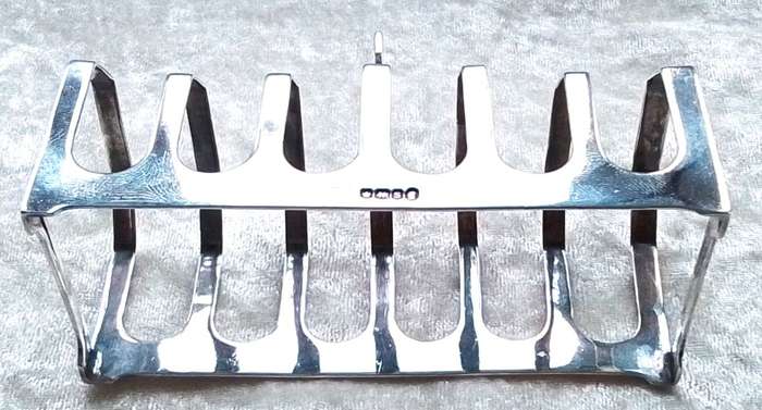 Sheffield  1935  -  6  Slice  -  Toast  Rack