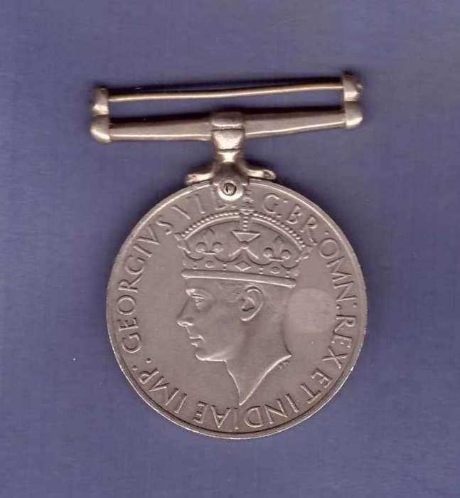 WW2  War Medal 1939 - 1945 awarded to C169174 J.MICHAELS