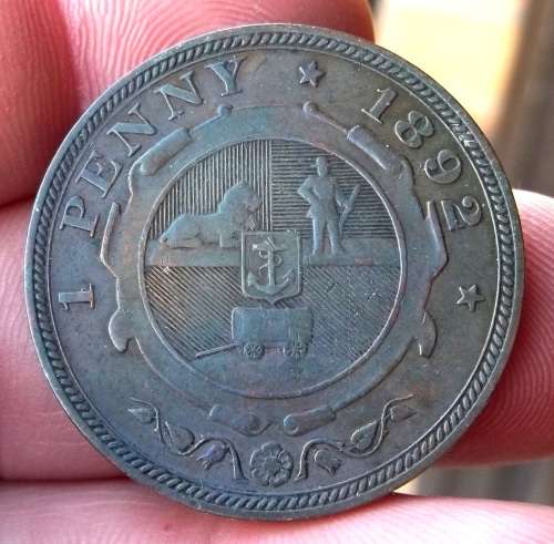 *CRAZY R1 START* ZAR 1 Penny 1892