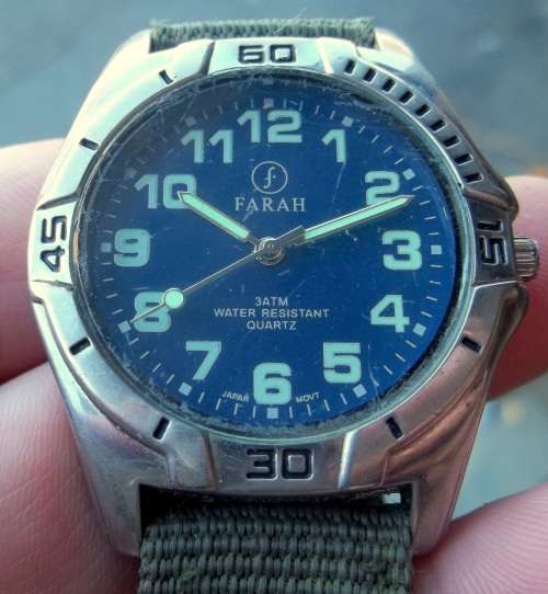 *CRAZY R1 START* FARAH Quartz men`s watch