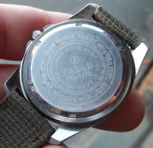 *CRAZY R1 START* FARAH Quartz men`s watch