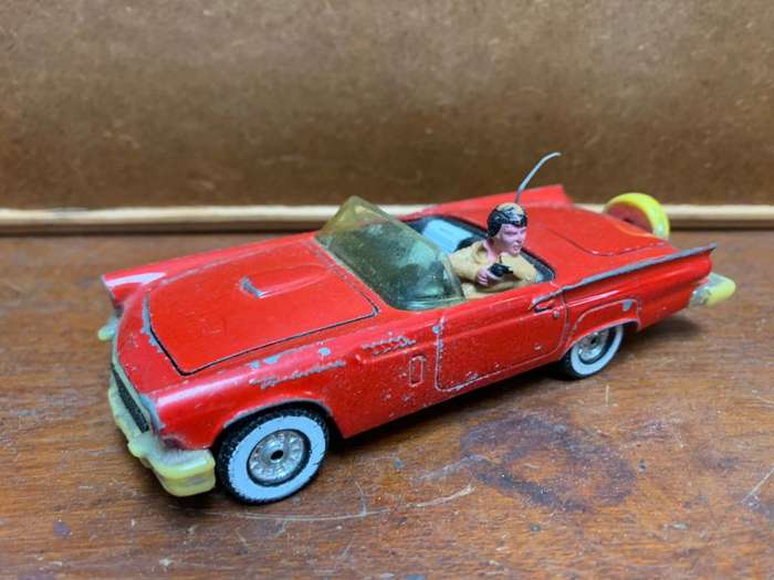 !!!DISCOUNT!!! Vintage 1980 Corgi Vegas Ford Thunderbird Diecast Red Convertible Car