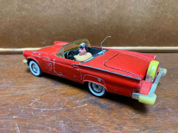 !!!DISCOUNT!!! Vintage 1980 Corgi Vegas Ford Thunderbird Diecast Red Convertible Car