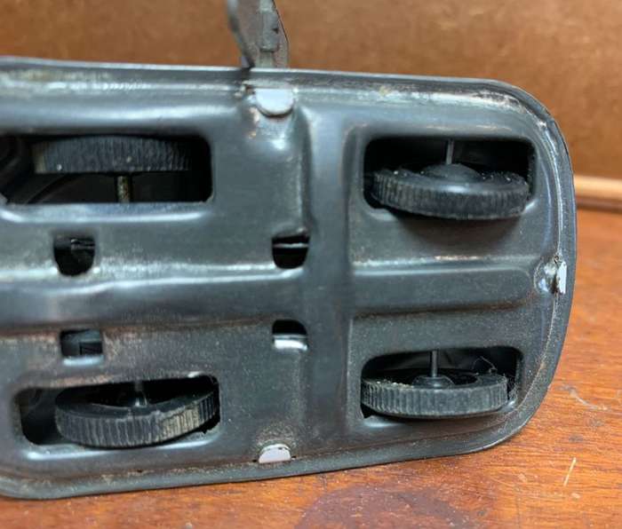 Vintage Ambulance Volkswagen Tin Litho Key Wind Up Toy Japan 1960s