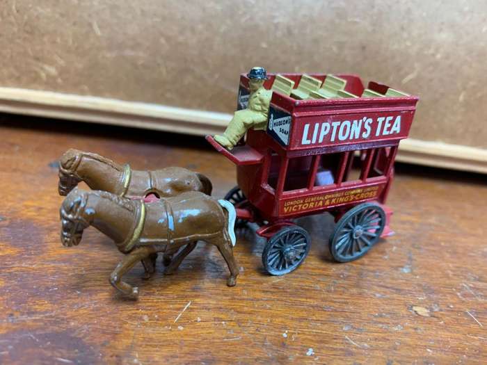 Lesney Lipton Tea Horse Drawn Trolley No. 12, Made In England