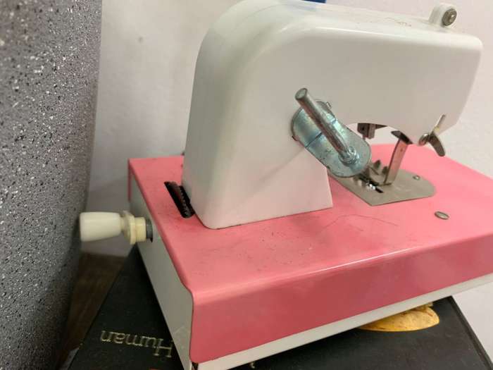 Vintage Pink Sew Ette Toy Sewing Machine