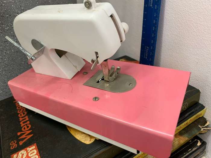 Vintage Pink Sew Ette Toy Sewing Machine