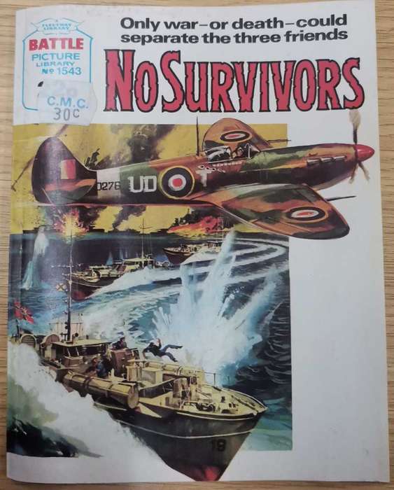 Fleetway Library: War Picture Library #1543-No Survivors