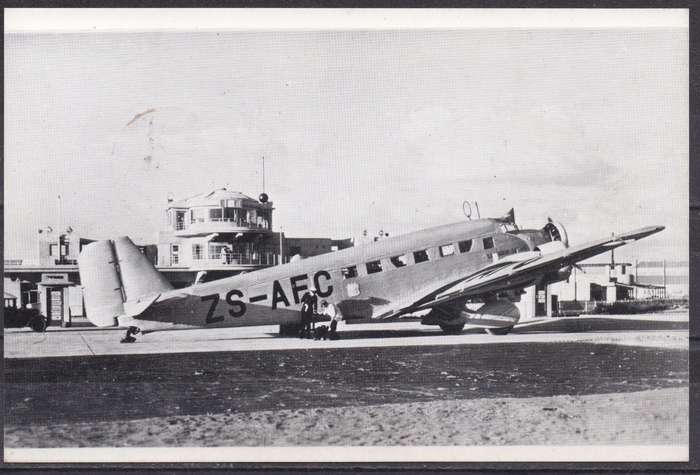 RSA 1984 Photo post card of Junkers JU52. LOOK SCAN