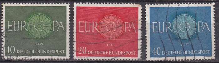 Germany 1960 Europa issue set FU
