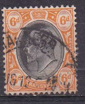 Transvaal 1904-09 King Edward vii 1/- FU