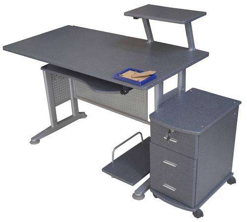 Computer Stand with side table
