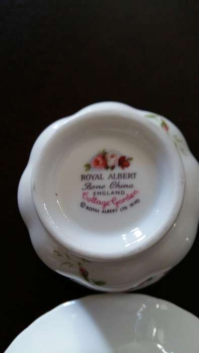 Vintage Royal Albert, "Cottage Garden" Pattern Duo.  1970 (3)