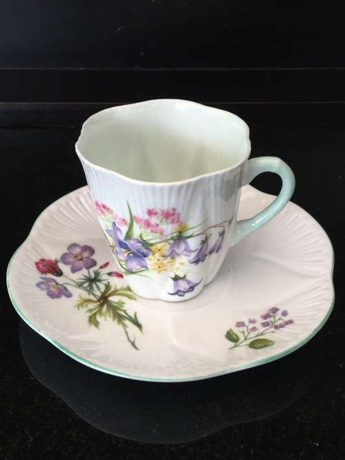 Absolutely stunning Ultra Rare Shelley Fine Bone China Cup & Saucer
