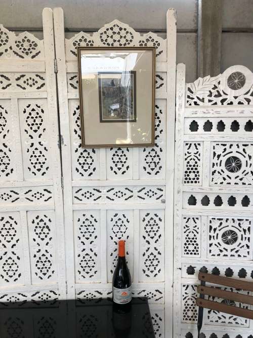 WOW !!! STUNNING HUNTING PRINT IN A GORGEOUS GOLDEN FRAME - BEHIND GLASS