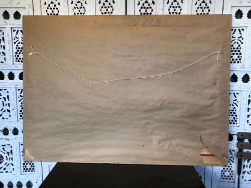 INVESTMENT ART !!!! DON MADGE (SA 1920 - 1997) LARGE FRAMED OIL ON CANVAS - DISTRICT SIX