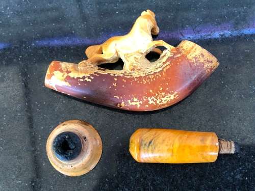 WOW !!! AMAZING LOT OF MEERSCHAUM LADIES PIPES