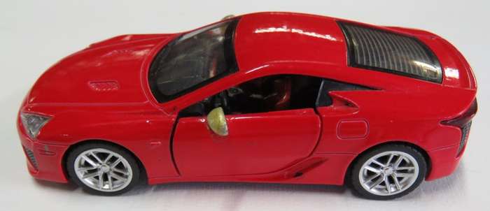 MSZ Lexus LF-A toy car - Pull back action - Scale 1/43