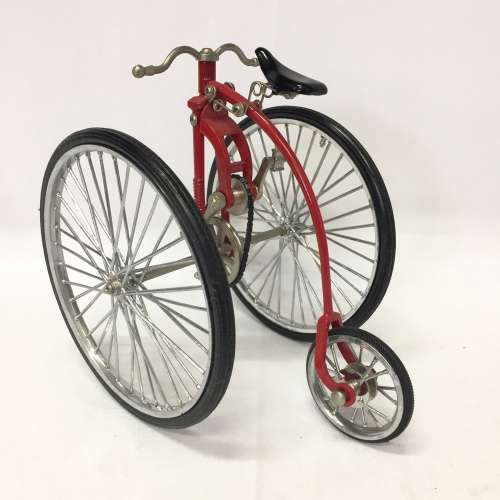 Die Cast Penny farthing tricycle model