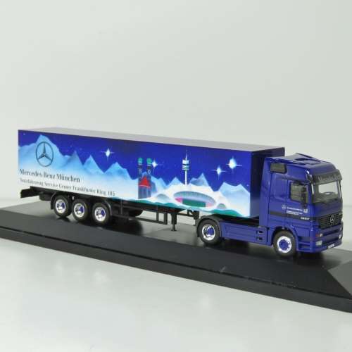 Herpa Mercedes-Benz Actors 1857 Munchen model truck in case - Scale 1/87