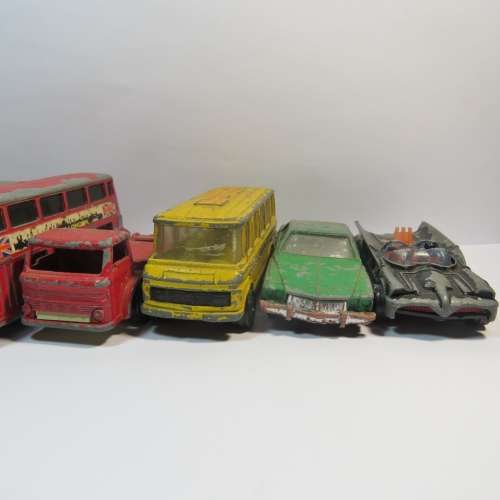 Lot of 7 vintage Corgi Juniors toy cars
