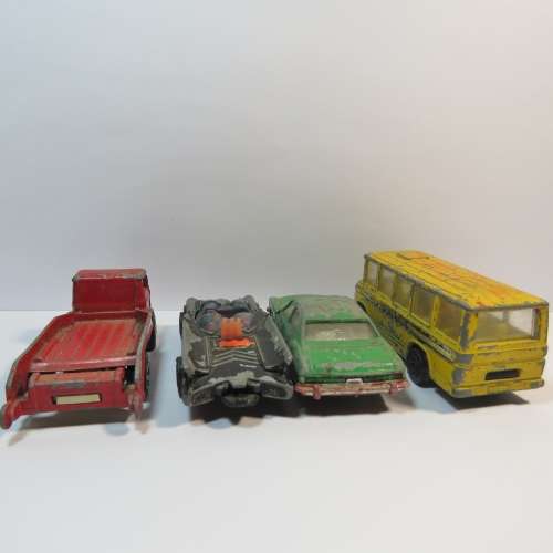 Lot of 7 vintage Corgi Juniors toy cars