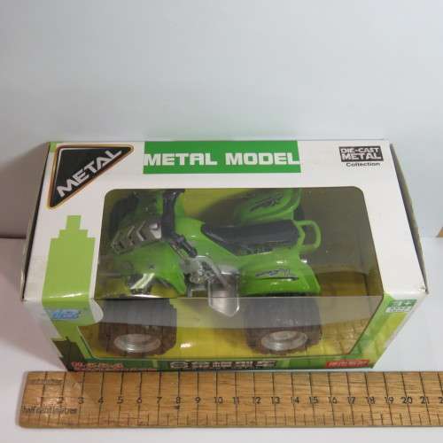 Die-cast metal quad bike model - In box