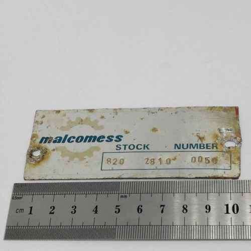 Lot of 5 Agricultural Machinery serial numberplates