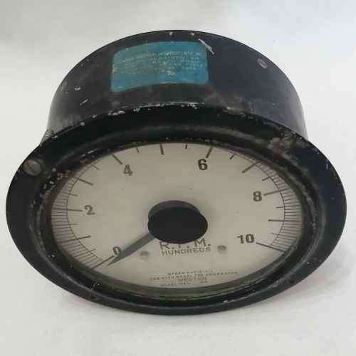Vintage Weston model 954 Ships tachometer for model 750 generator
