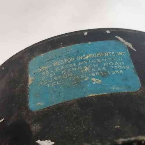 Vintage Weston model 954 Ships tachometer for model 750 generator