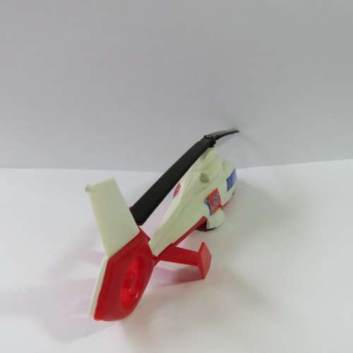Majorette #322 Dauphin 2 SO365 US Army helicopter model - Plastic - Mirror damage to rear wing
