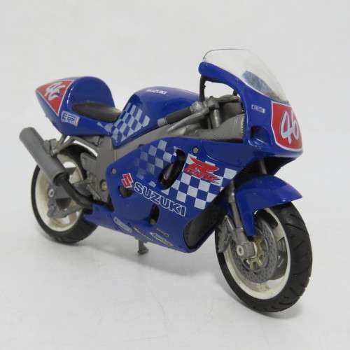 Majorette Suzuki GSX R 750 model motorcycle - #46 - Scale 1/18