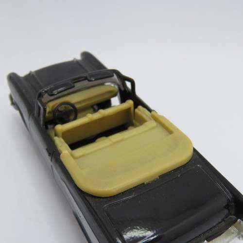 Zee Toys 1957 Chevy Convertible toy car - Scale 1/48