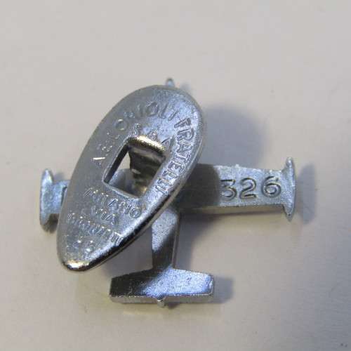 Italian MB-326 airplane button badge
