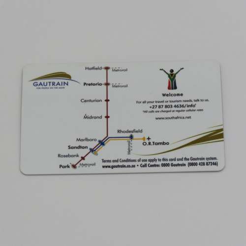 Gautrain Gold Launch Edition card