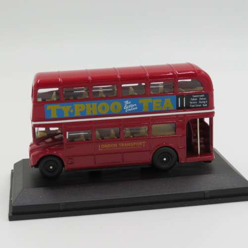 Oxford London Bus `Typhoo tea` die-cast model in case