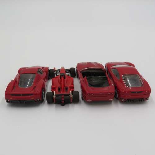 Lot of 4 Shell V Power Ferrari toy cars