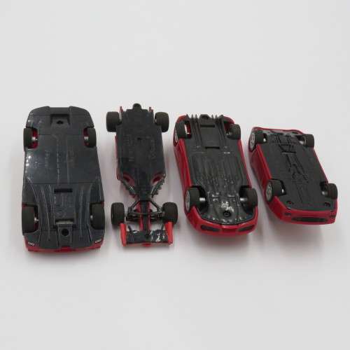 Lot of 4 Shell V Power Ferrari toy cars