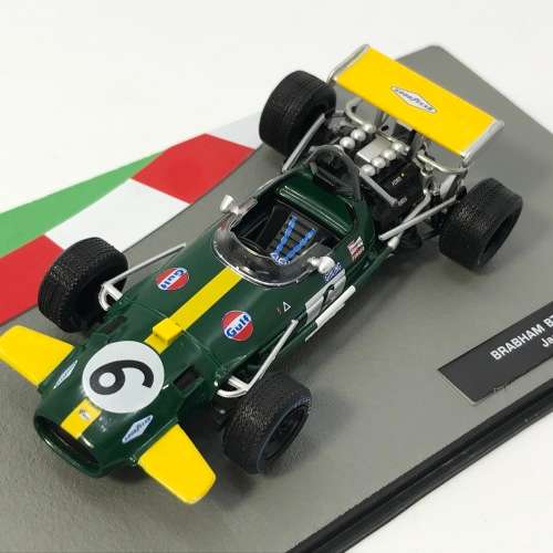 Formula 1 Brabham BT26A - 1969 die-cast model car - #6 Jacky Ickx - scale 1/43
