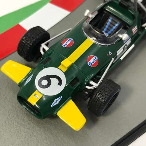 Formula 1 Brabham BT26A - 1969 die-cast model car - #6 Jacky Ickx - scale 1/43