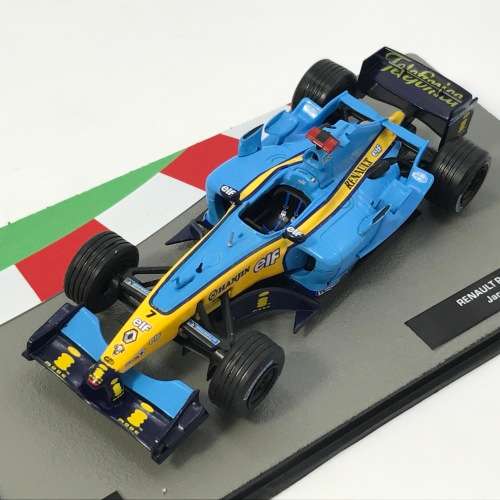 Formula 1 Renault R24 - 2004 die-cast model car - #7 Jarno Trulli - scale 1/43