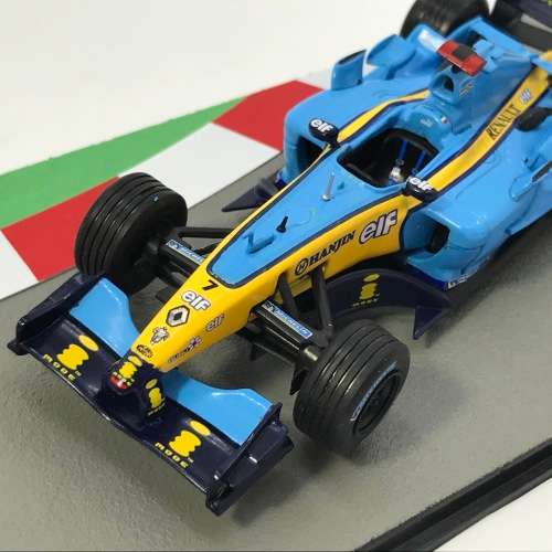Formula 1 Renault R24 - 2004 die-cast model car - #7 Jarno Trulli - scale 1/43