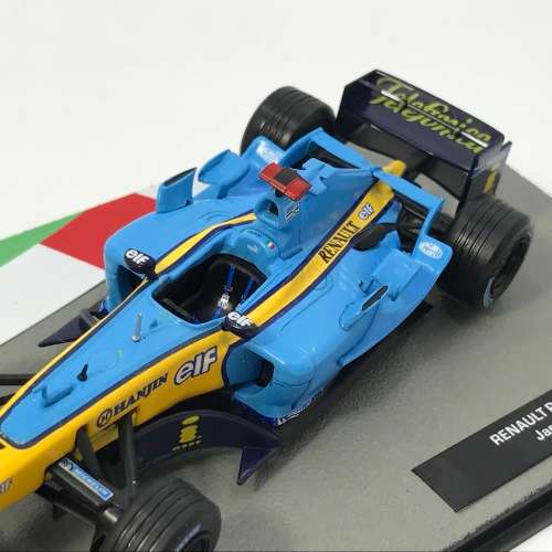 Formula 1 Renault R24 - 2004 die-cast model car - #7 Jarno Trulli - scale 1/43