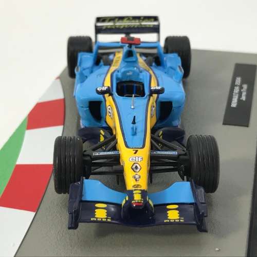 Formula 1 Renault R24 - 2004 die-cast model car - #7 Jarno Trulli - scale 1/43