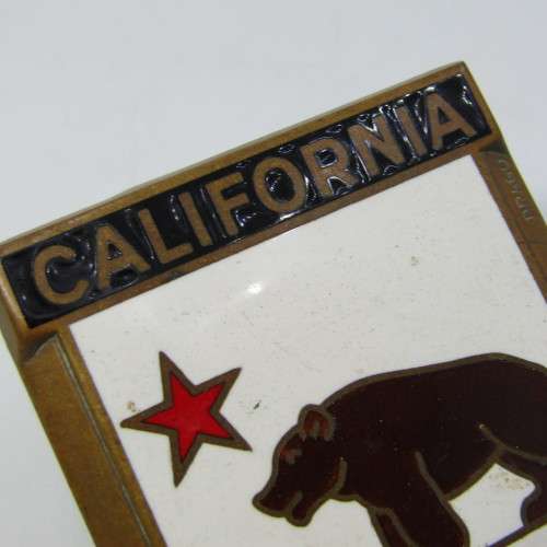 Vintage California Automobile Club car badge