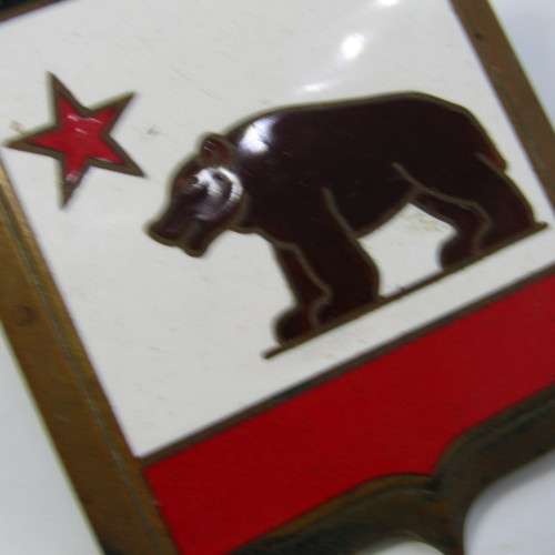 Vintage California Automobile Club car badge
