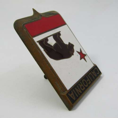 Vintage California Automobile Club car badge