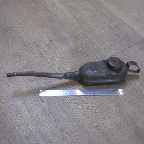 Vintage oil can with long spout - possible railway use